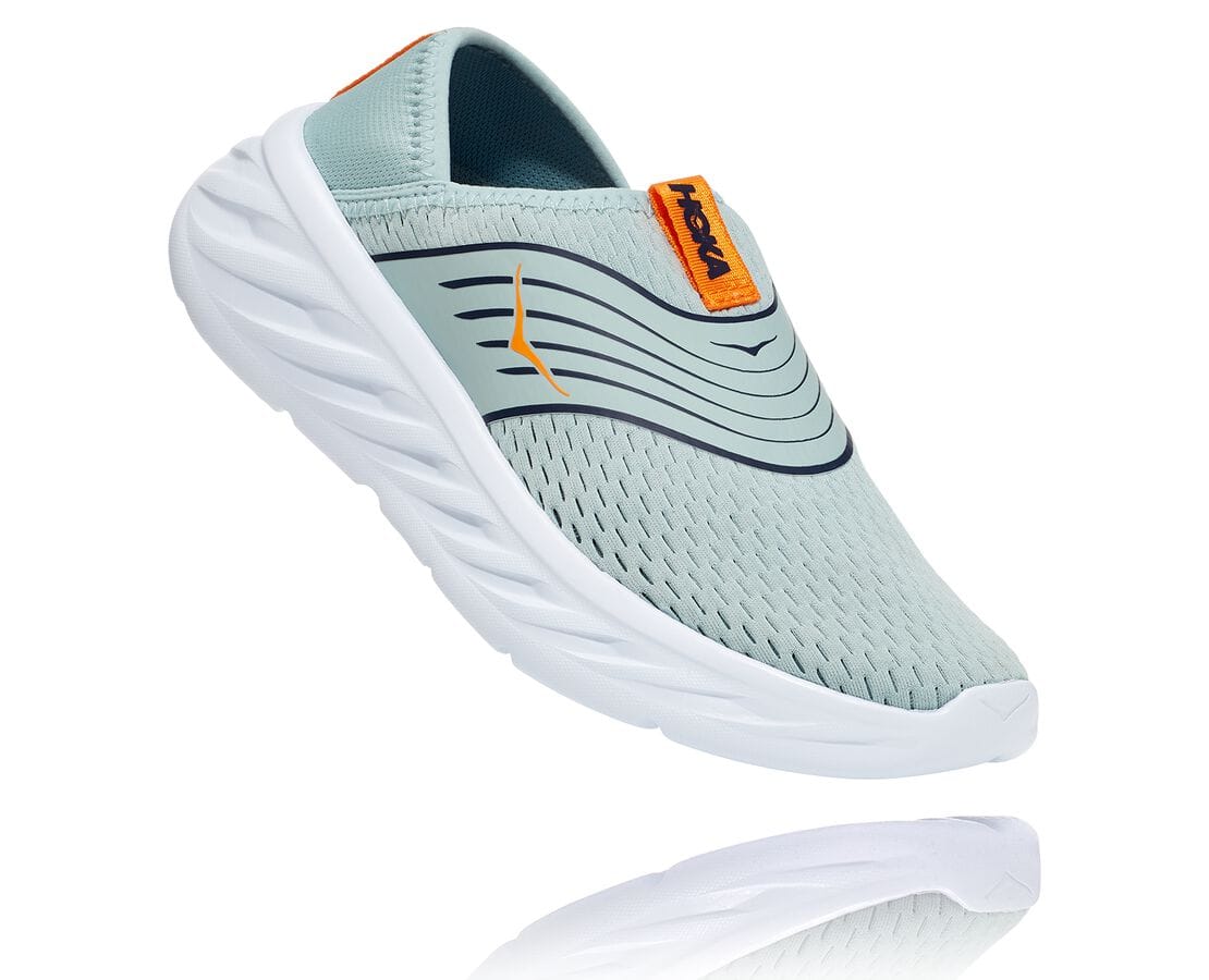 Pantofi De Mers Hoka One One Ora Recovery Dama - Albastri / Aurii Deschis | Romania BXWE31469